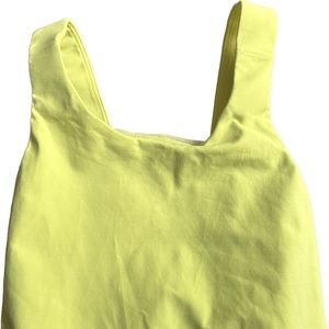 Neon Yellow LuluLemon Tank | Size 8